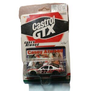 NASCAR Castrol GTX Casey Atwood Action 1999 Monte Carlo Car and Card Numbered